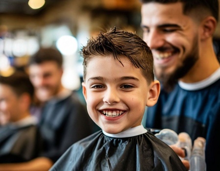 Барбершоп в Кстове. Детская стрижка для мальчиков